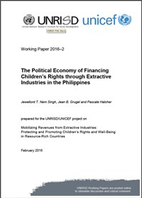 The Political Economy of Financing Children’s Rights through Extractive Industries in the Philippines